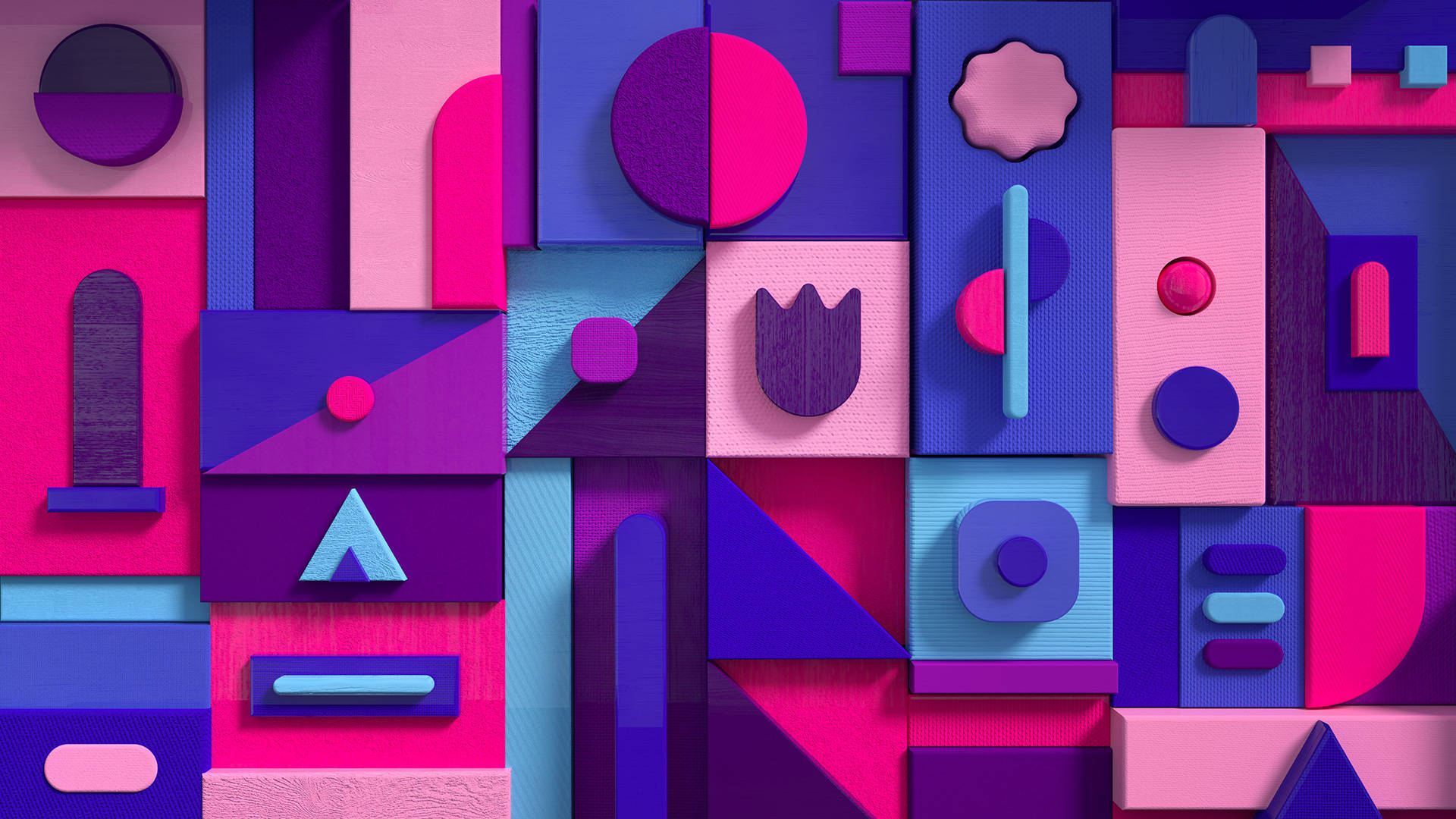 Microsoft Teams Pastel And Shapes Wallpaper