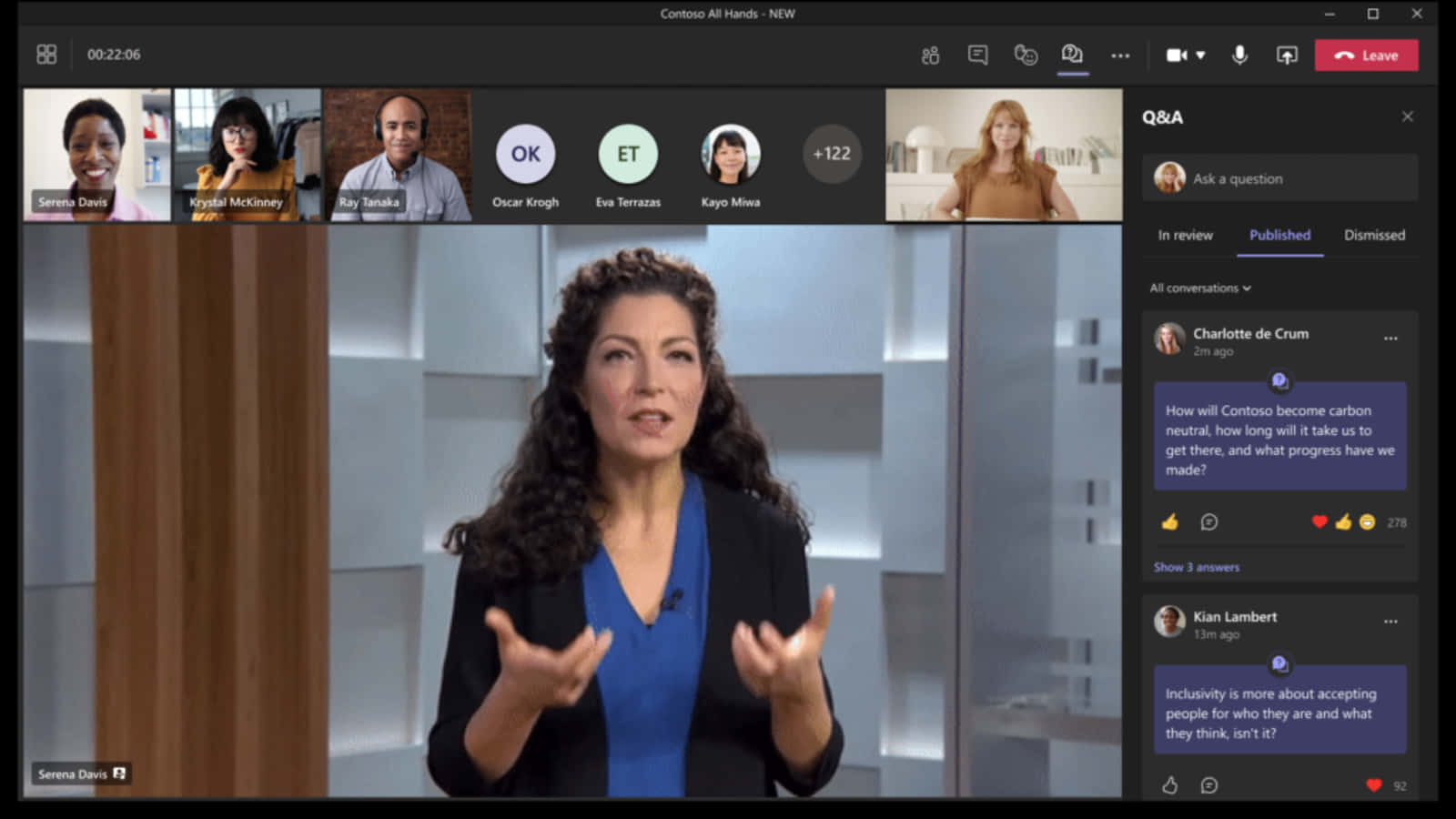 Microsoft Teams provides an intuitive platform to collaborate and communicate.