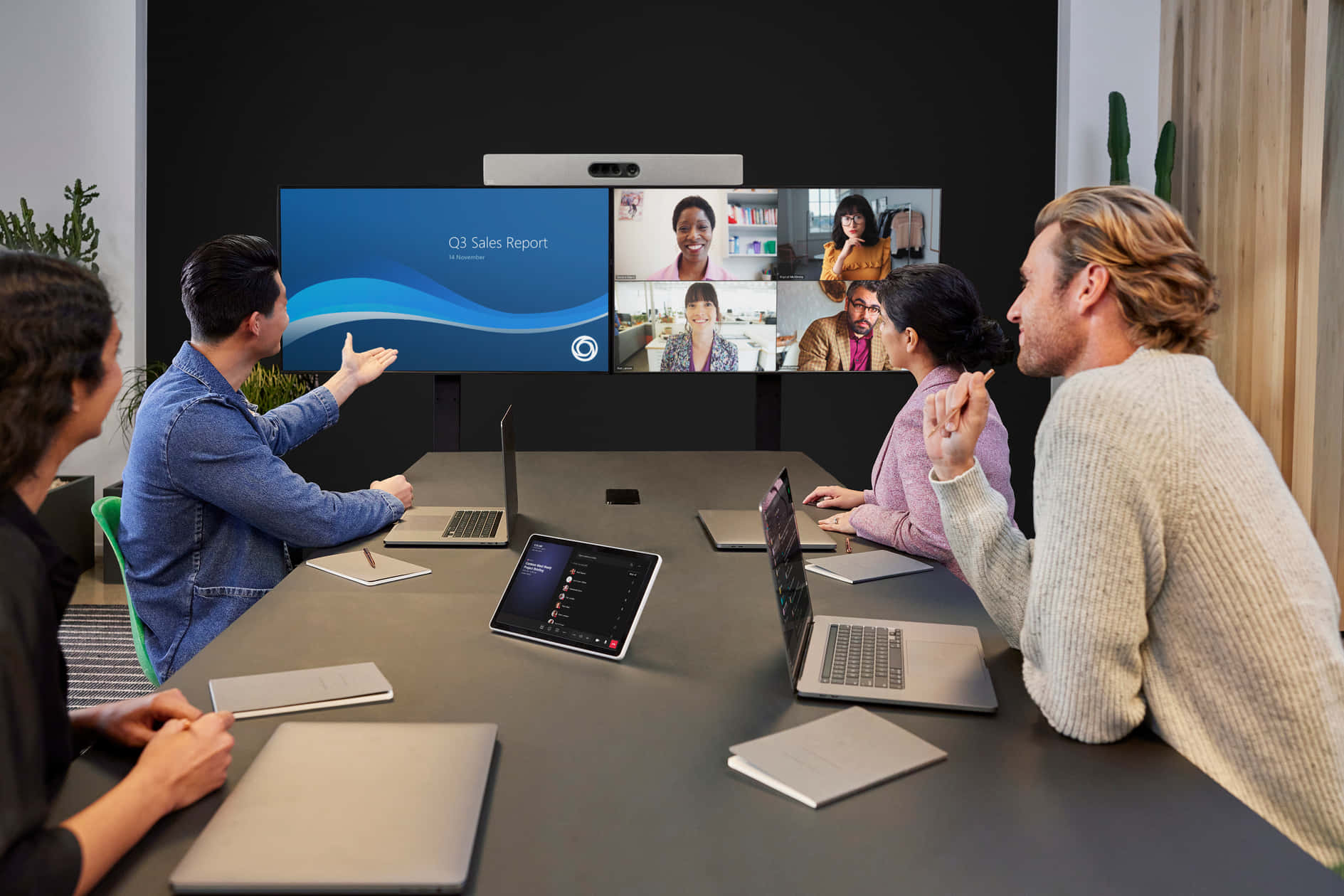 Arbeitensie Gemeinsam Und Remote Mit Microsoft Teams