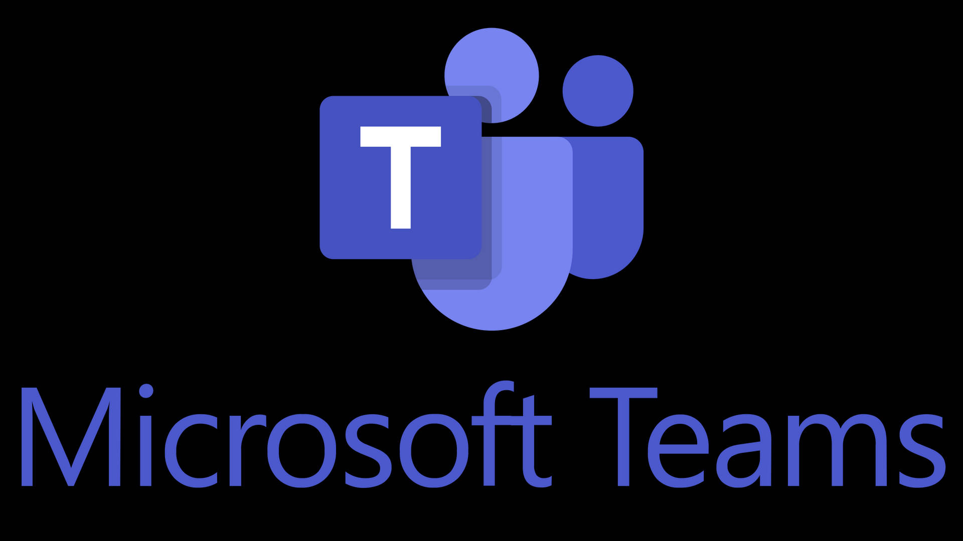 Microsoft Teams Software Logo Background