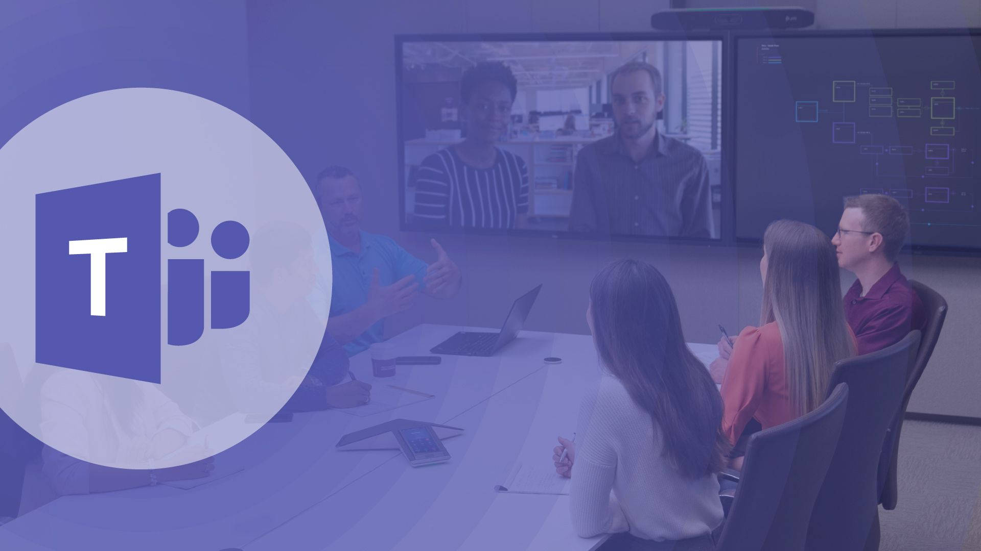 Microsoft Teams Virtual Meeting Software Wallpaper