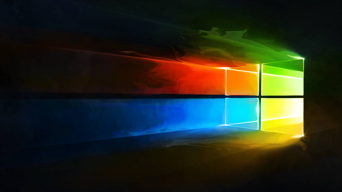 Microsoft Windows 10 Colorful Logo Wallpaper