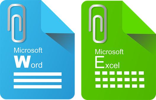 Microsoft Word Excel Icons PNG
