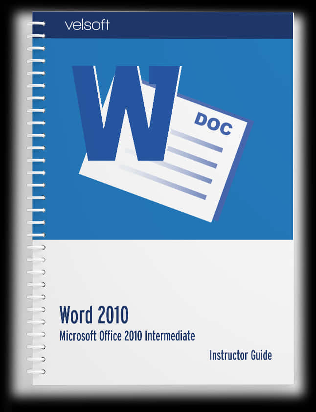 Microsoft Word2010 Instructor Guide Cover PNG