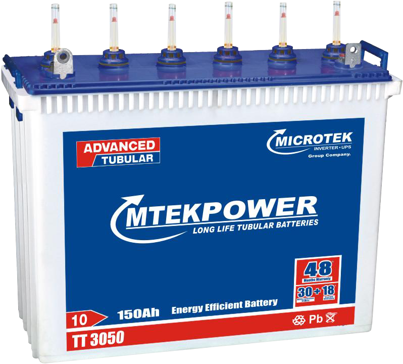 Microtek Tubular Battery T T3050 PNG