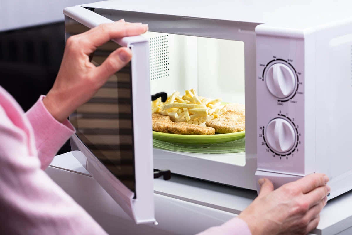 Easily heat up your leftovers with a microwave