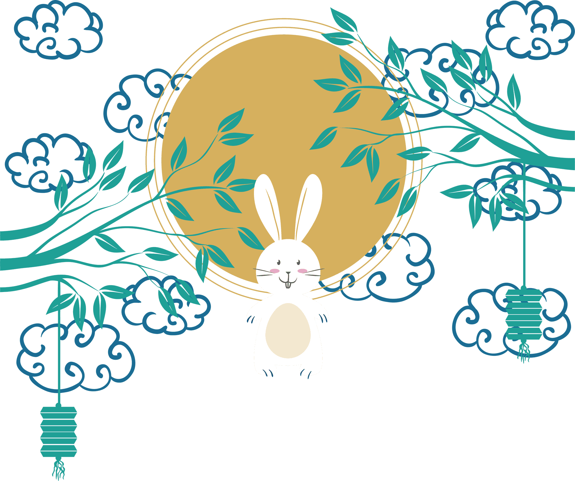 Mid Autumn Festival Rabbit PNG
