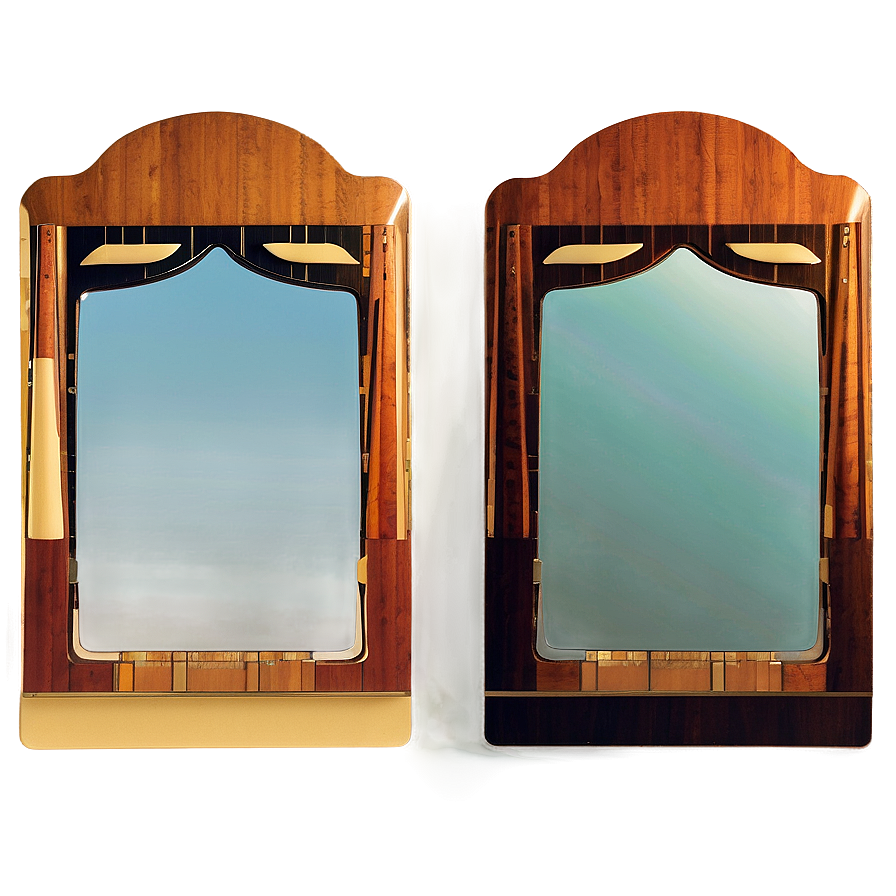 Mid-century Modern Mirror Frame Png 48 PNG