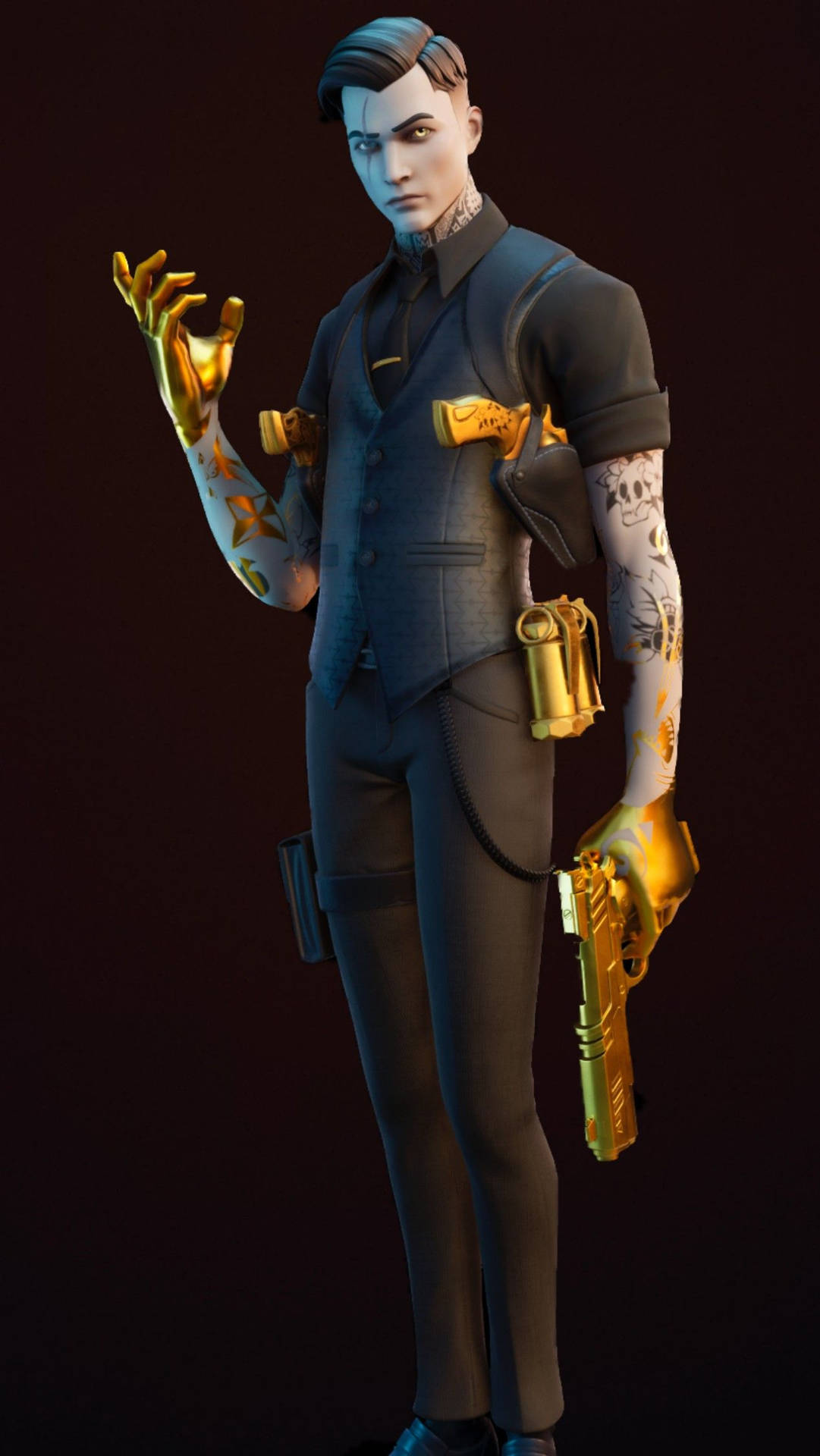 Dress to impress with the Midas Skin in Fortnite. Wallpaper
