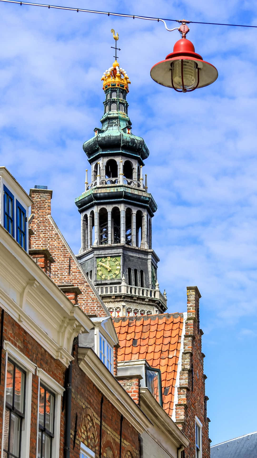 Middelburg Towerand Street Lamp Wallpaper