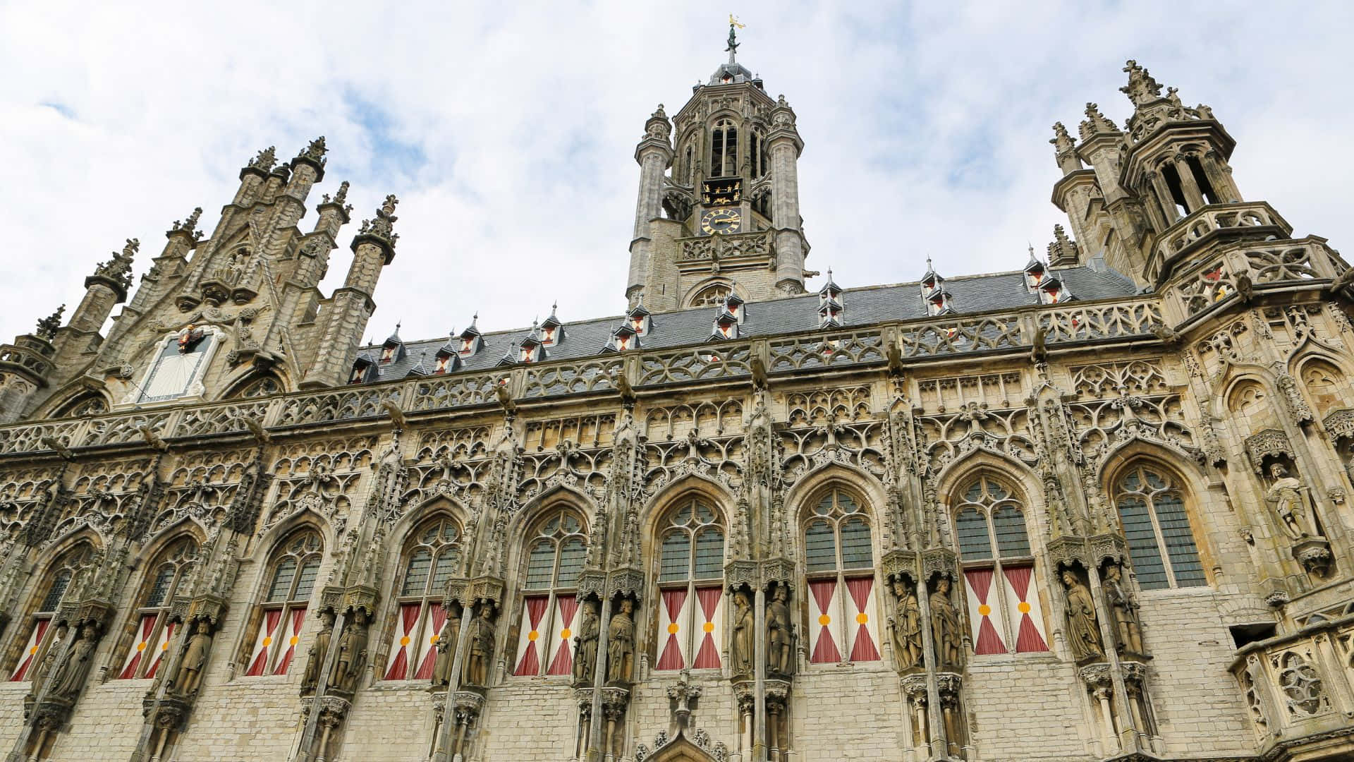 Download Middelburg Town Hall Architecture Wallpaper | Wallpapers.com