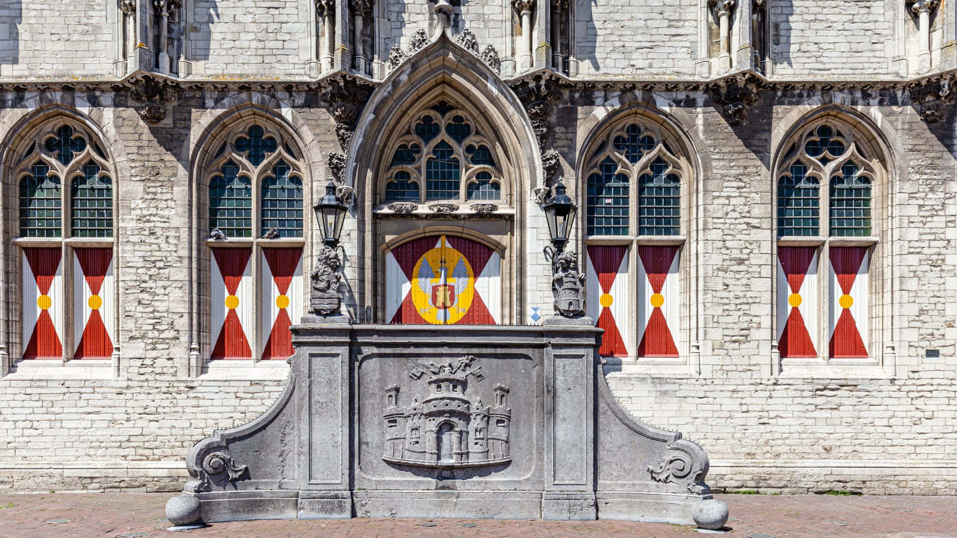 Middelburg Town Hall Details Wallpaper