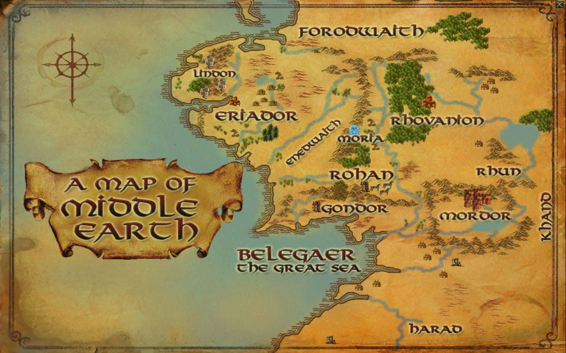 middle earth map high resolution