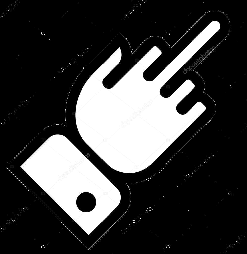 Middle Finger Icon Graphic PNG