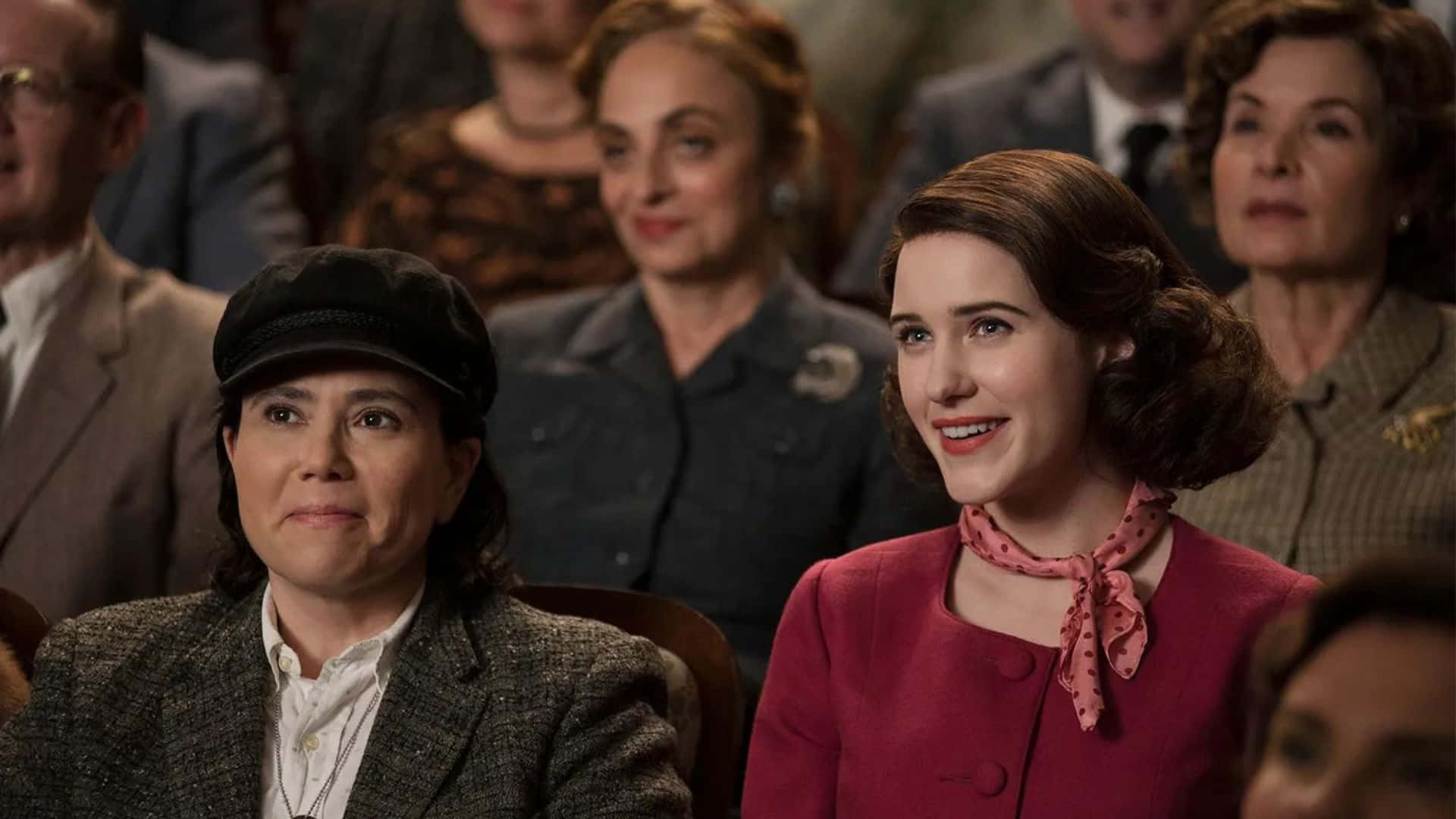 Midge Maisel Performing Onstage In The Marvelous Mrs. Maisel Wallpaper