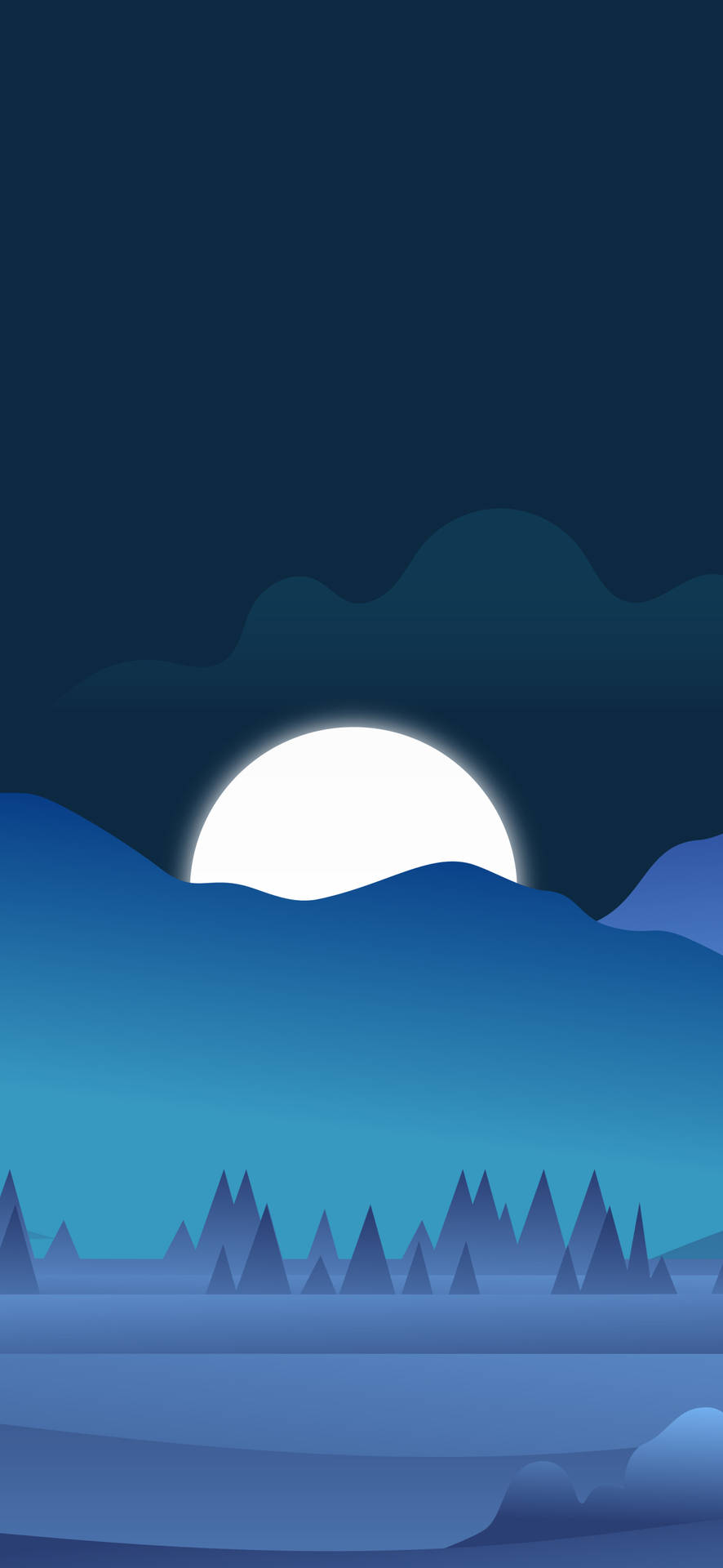 Midnight Moon For Xiaomi Redmi Note 9 Wallpaper