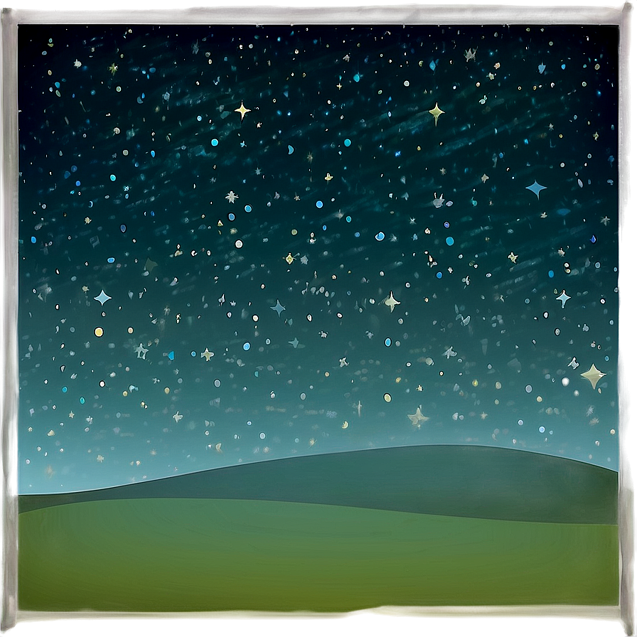 Midnight Starry Sky Background Png 06252024 PNG