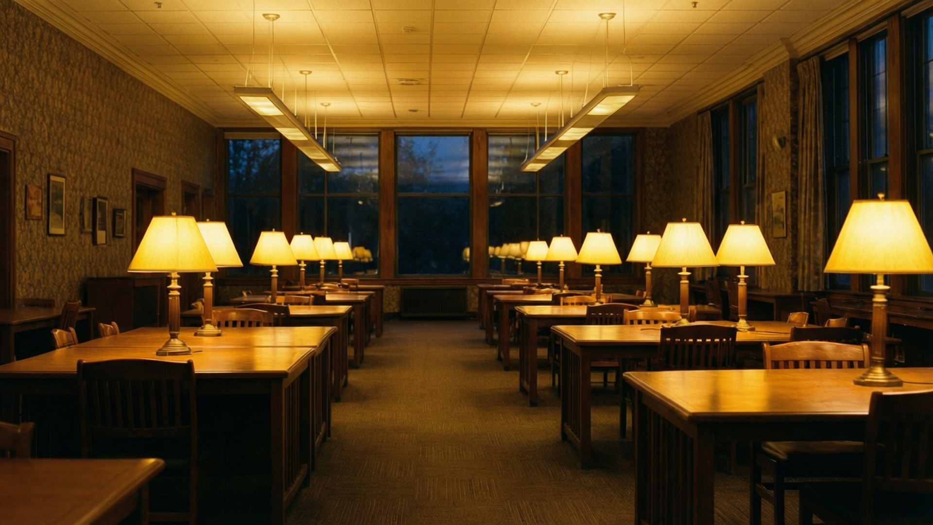 Midnattsstudiesal Bakgrundsbilder
