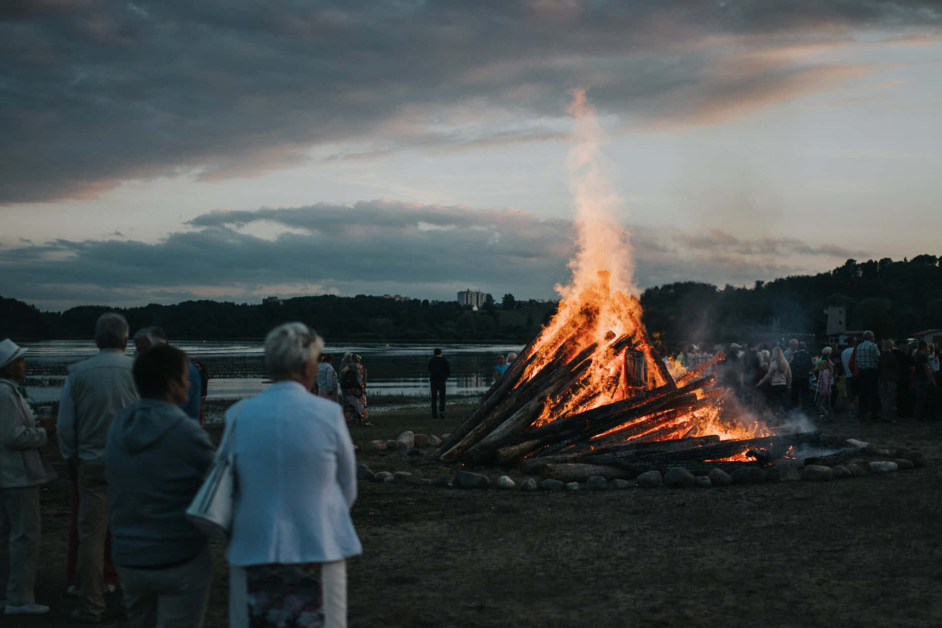 Download Midsummer Bonfire Celebration Wallpaper | Wallpapers.com