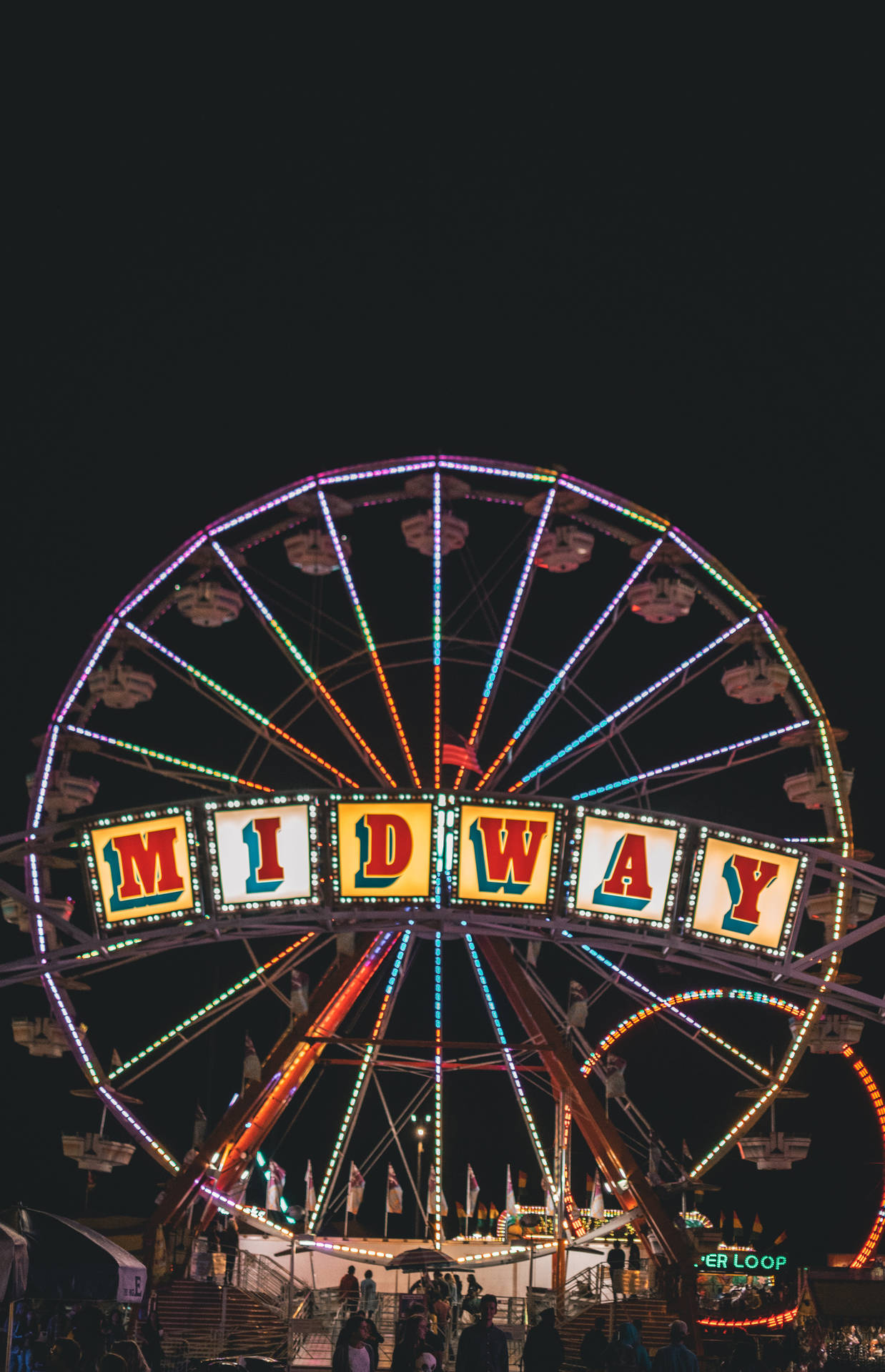 Midway Theme Park Wallpaper