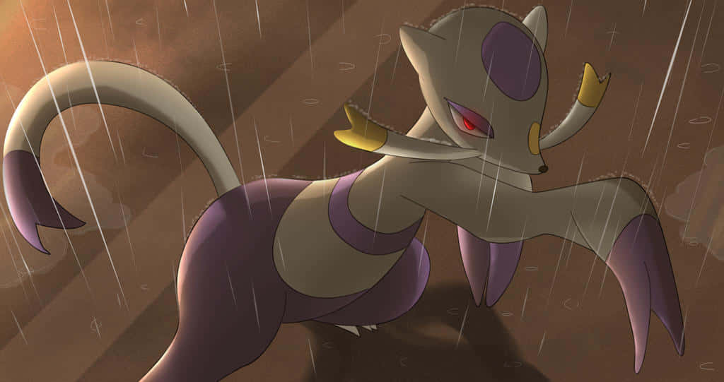 Mienshaounder The Rain = Mienshao Under Regnet Wallpaper