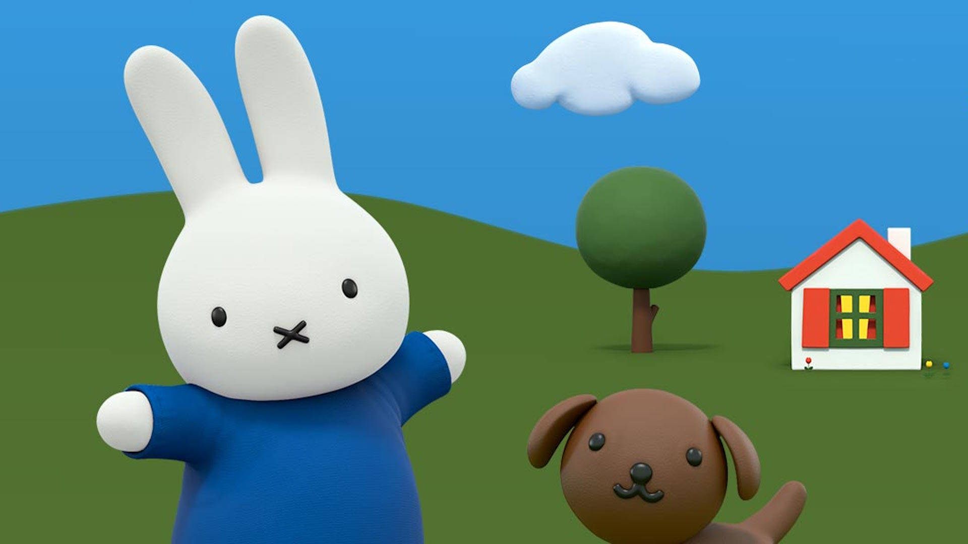 Miffy And Snuffy The Dog Wallpaper