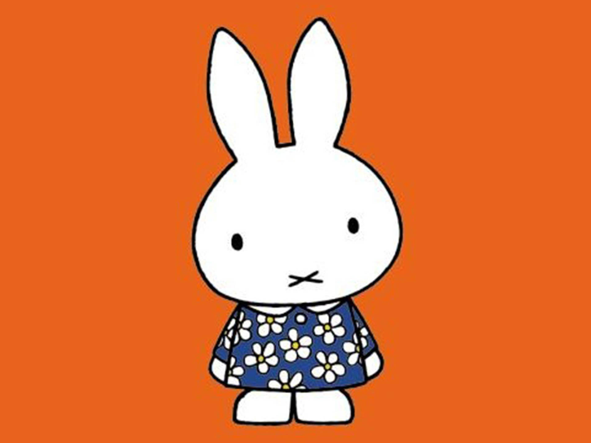 Miffy In Blue Floral Dress Picture