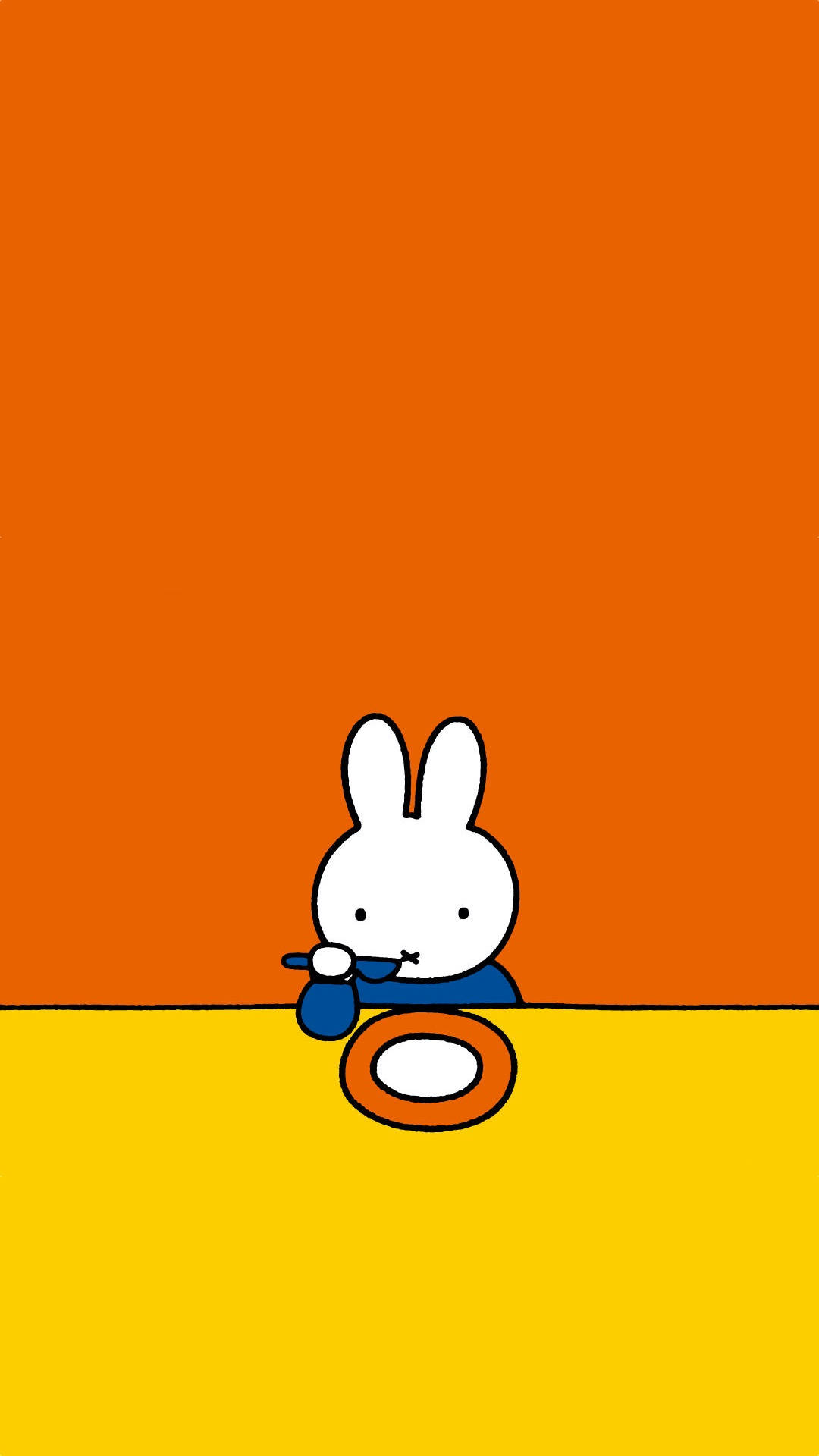 Miffy The Rabbit Eating Background