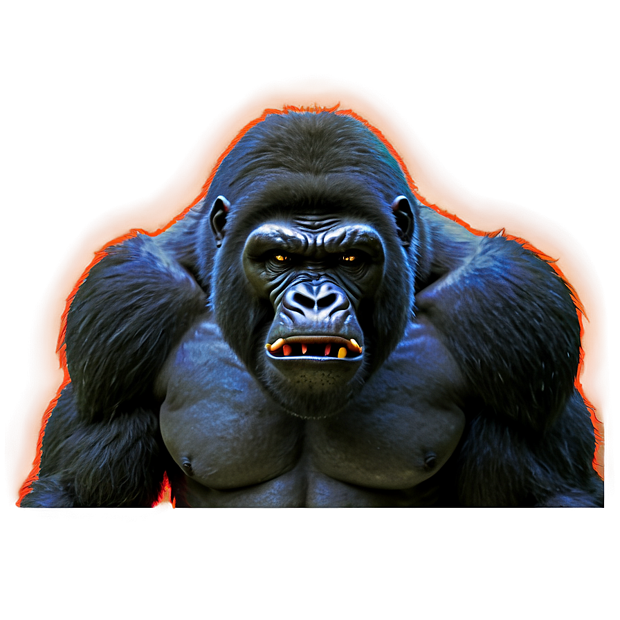 Mighty Angry Gorilla Png Atm11 PNG