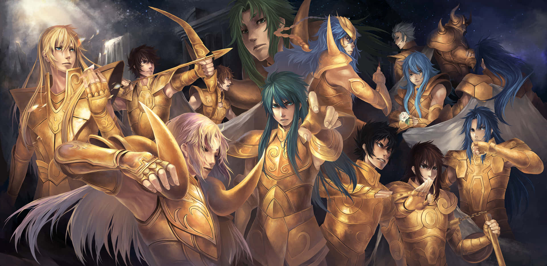 Mighty Capricorn Shura - Saint Seiya Wallpaper