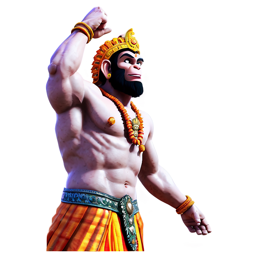 Mighty Hanuman Roar Png Cue52 PNG