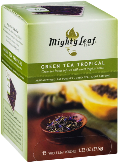 Download Mighty Leaf Green Tea Tropical Box | Wallpapers.com