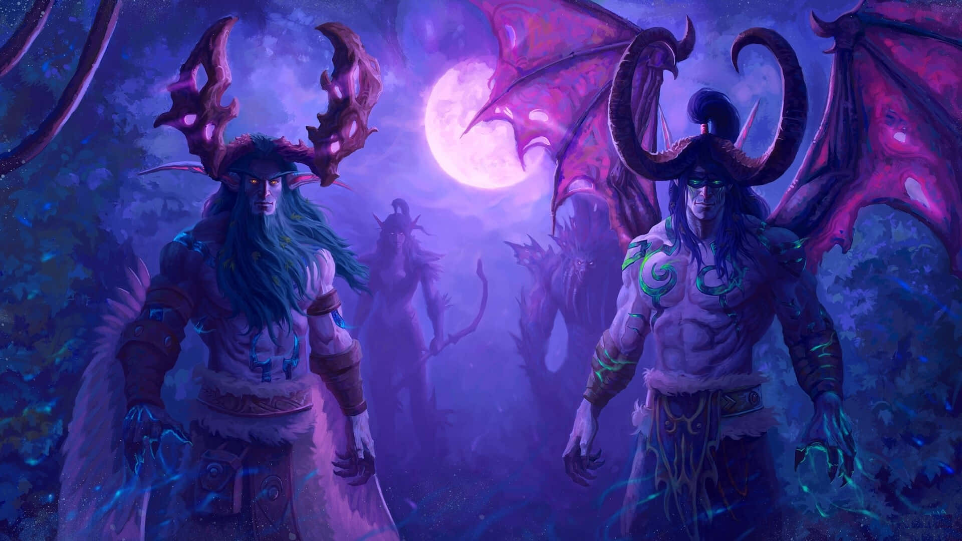 Mighty Malfurion Stormrage In Deep Thought Wallpaper