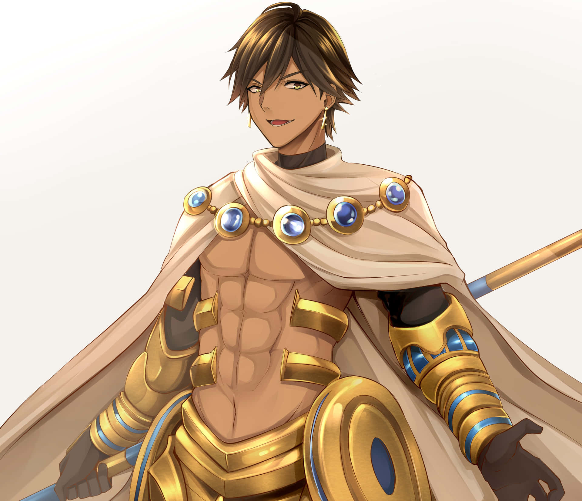 Mighty Ozymandias In Battle Pose - Fate Grand Order Wallpaper