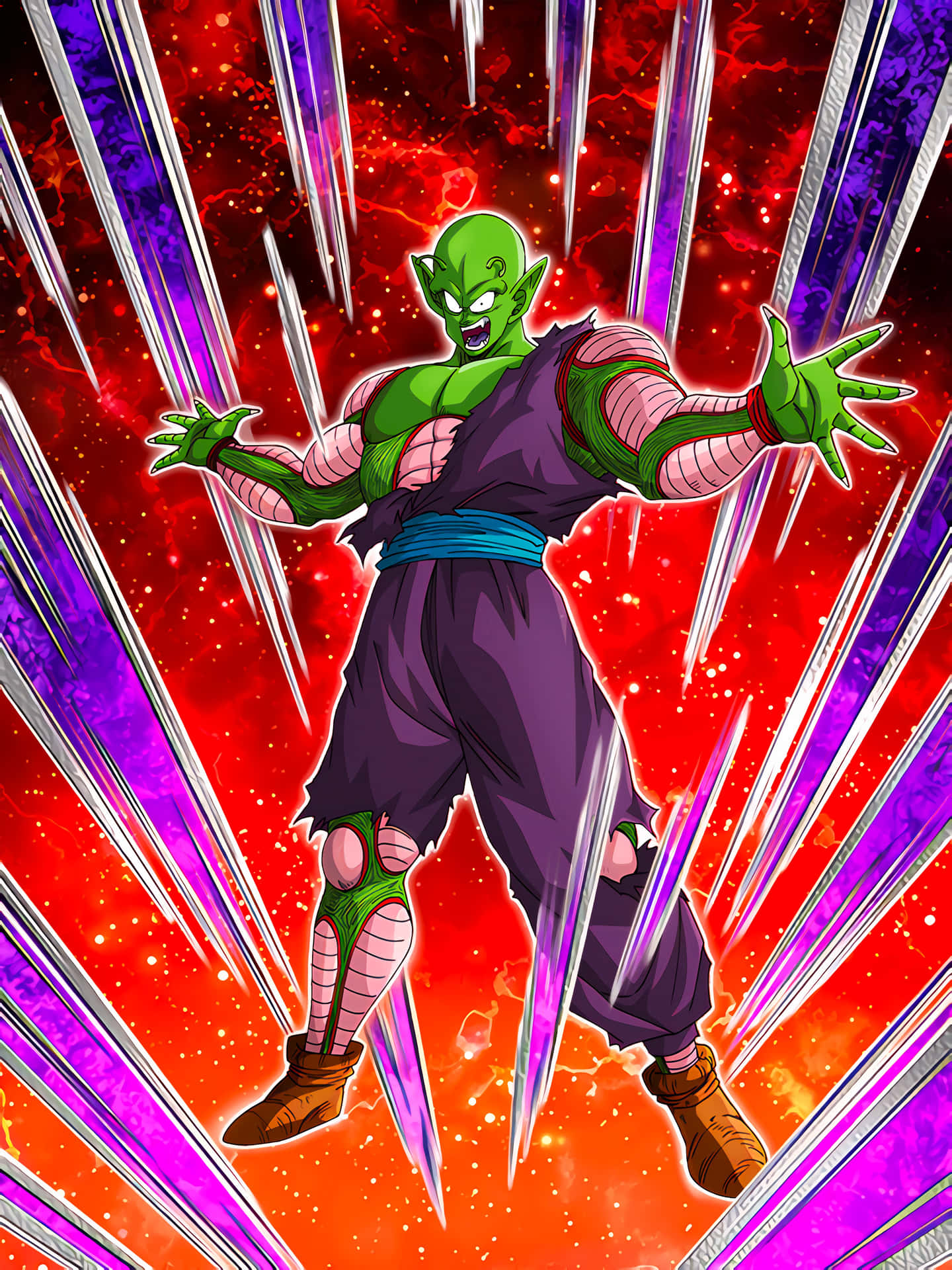 Mighty_ Piccolo_ Amidst_ Cosmic_ Energy Wallpaper