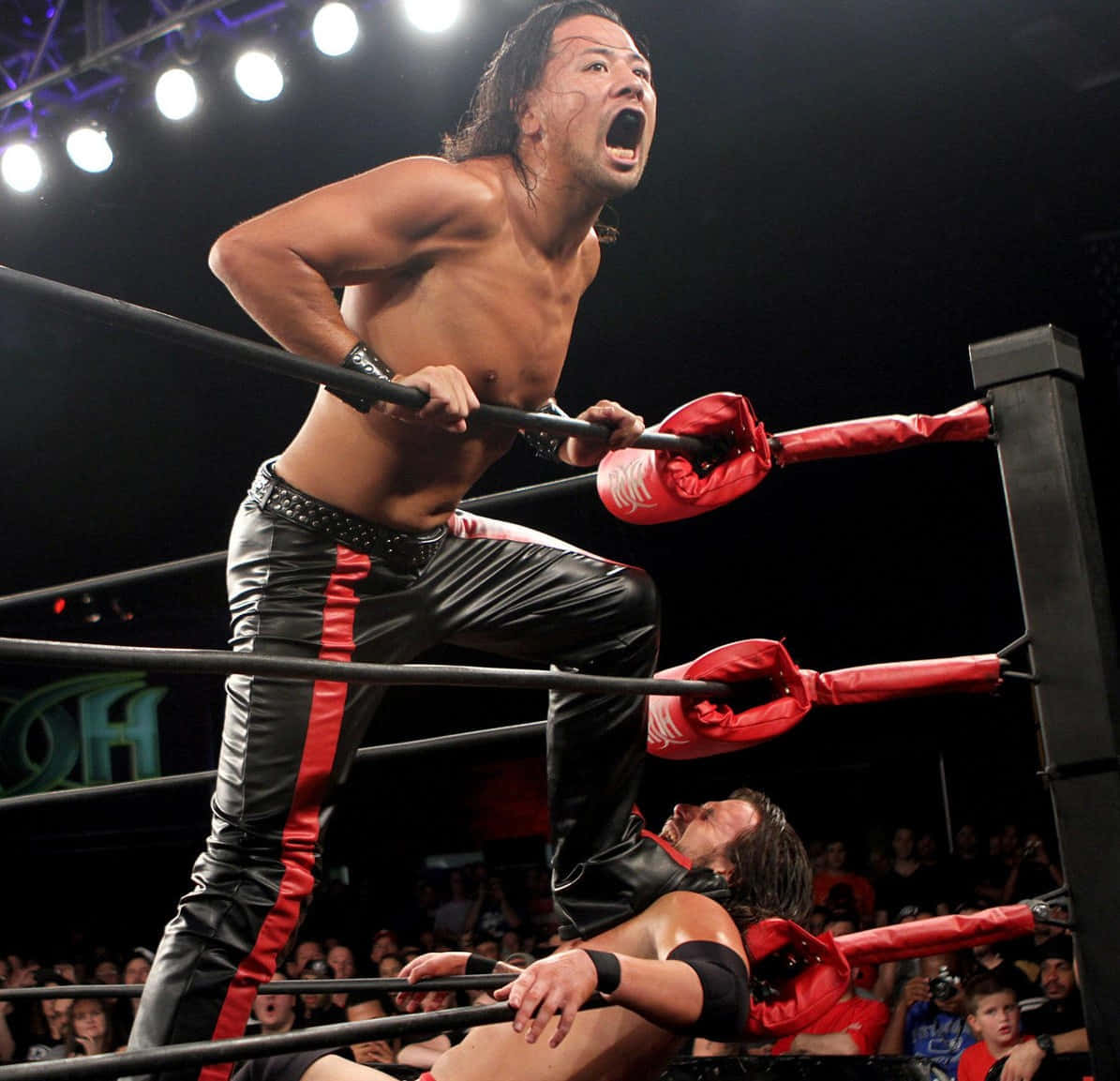 Mighty Shinsuke Nakamura In The Ring Wallpaper