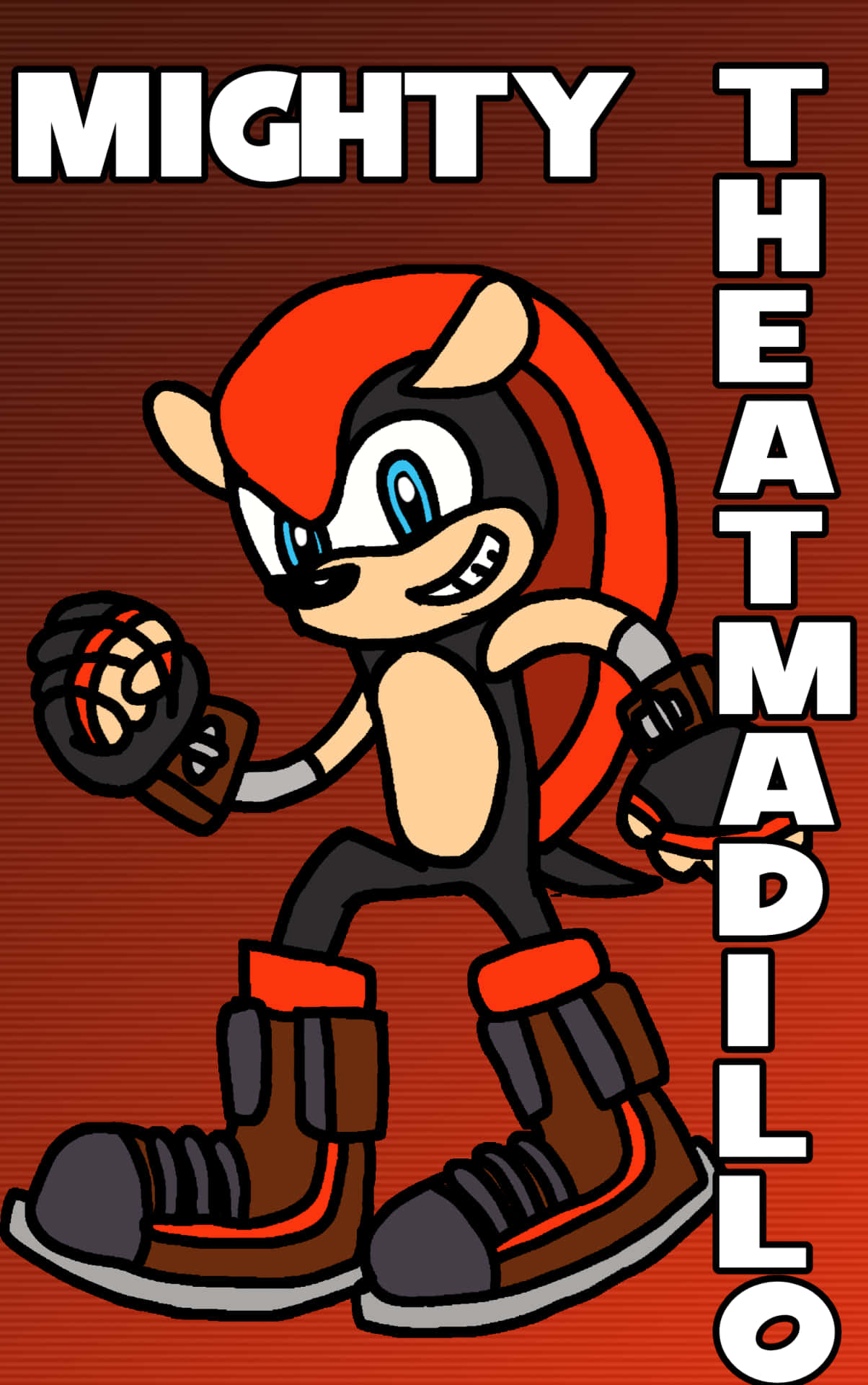 Mighty the Armadillo in Action Wallpaper