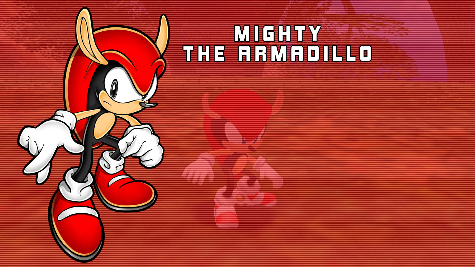 Download Mighty the Armadillo in Action Wallpaper