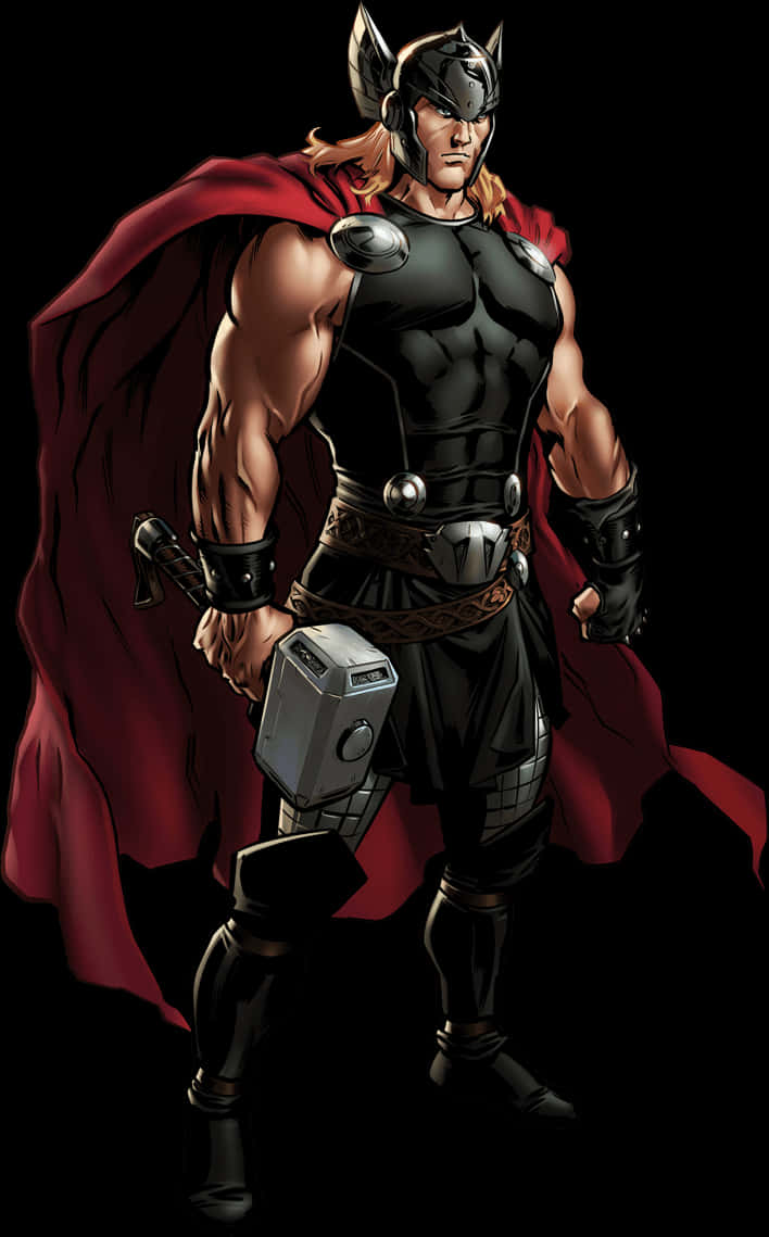 Mighty_ Thor_ Illustration PNG