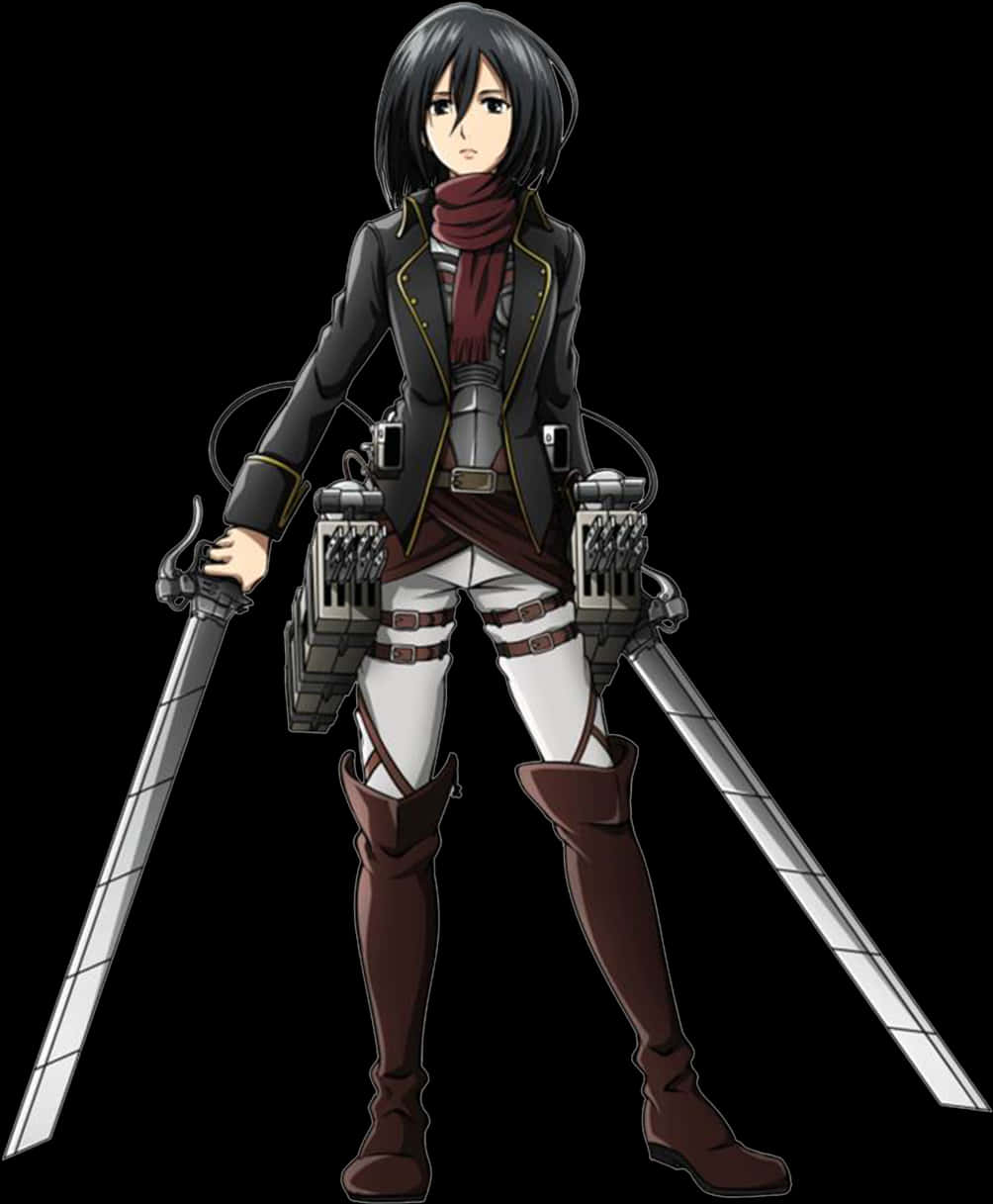 Mikasa Ackerman Attackon Titan PNG