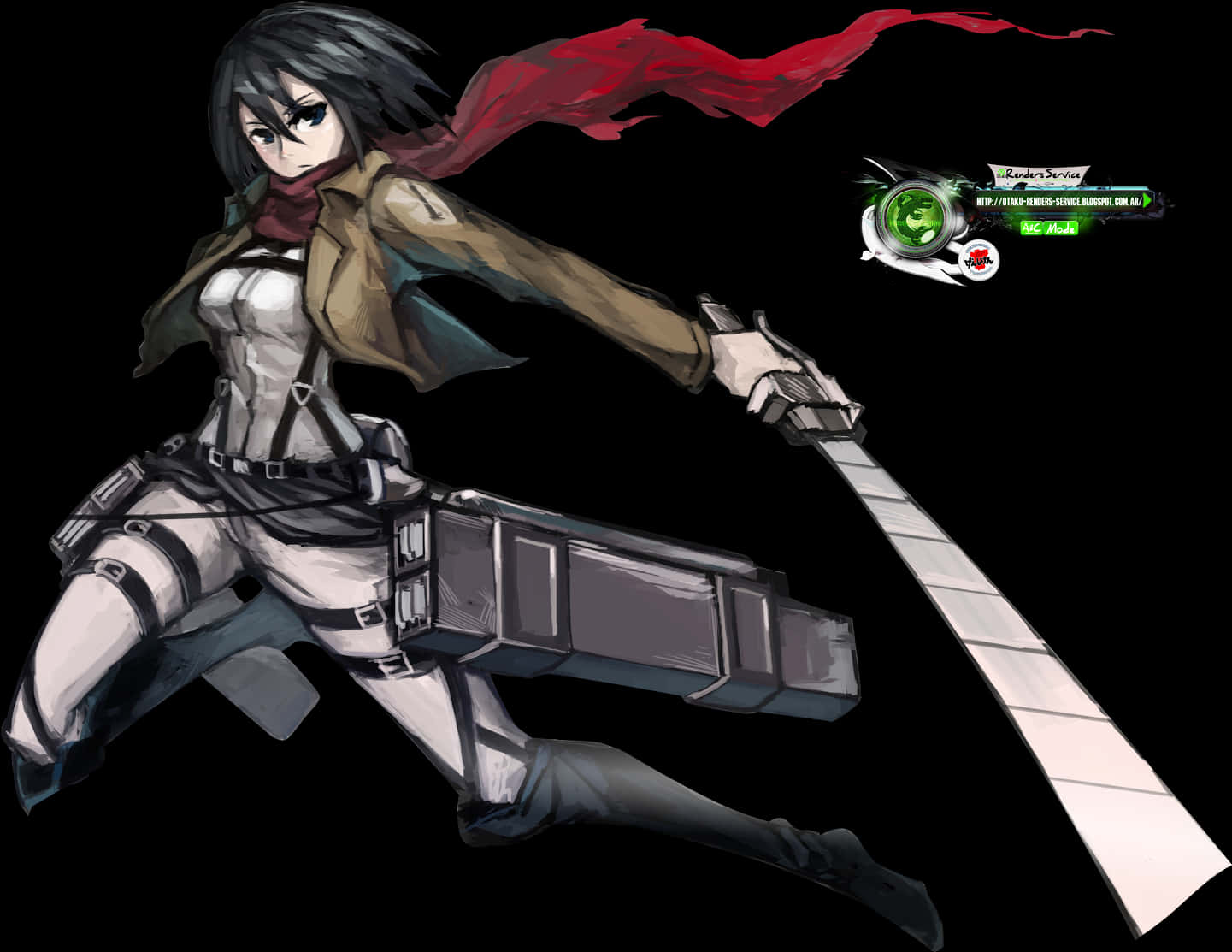 Mikasa Ackerman Attackon Titan PNG