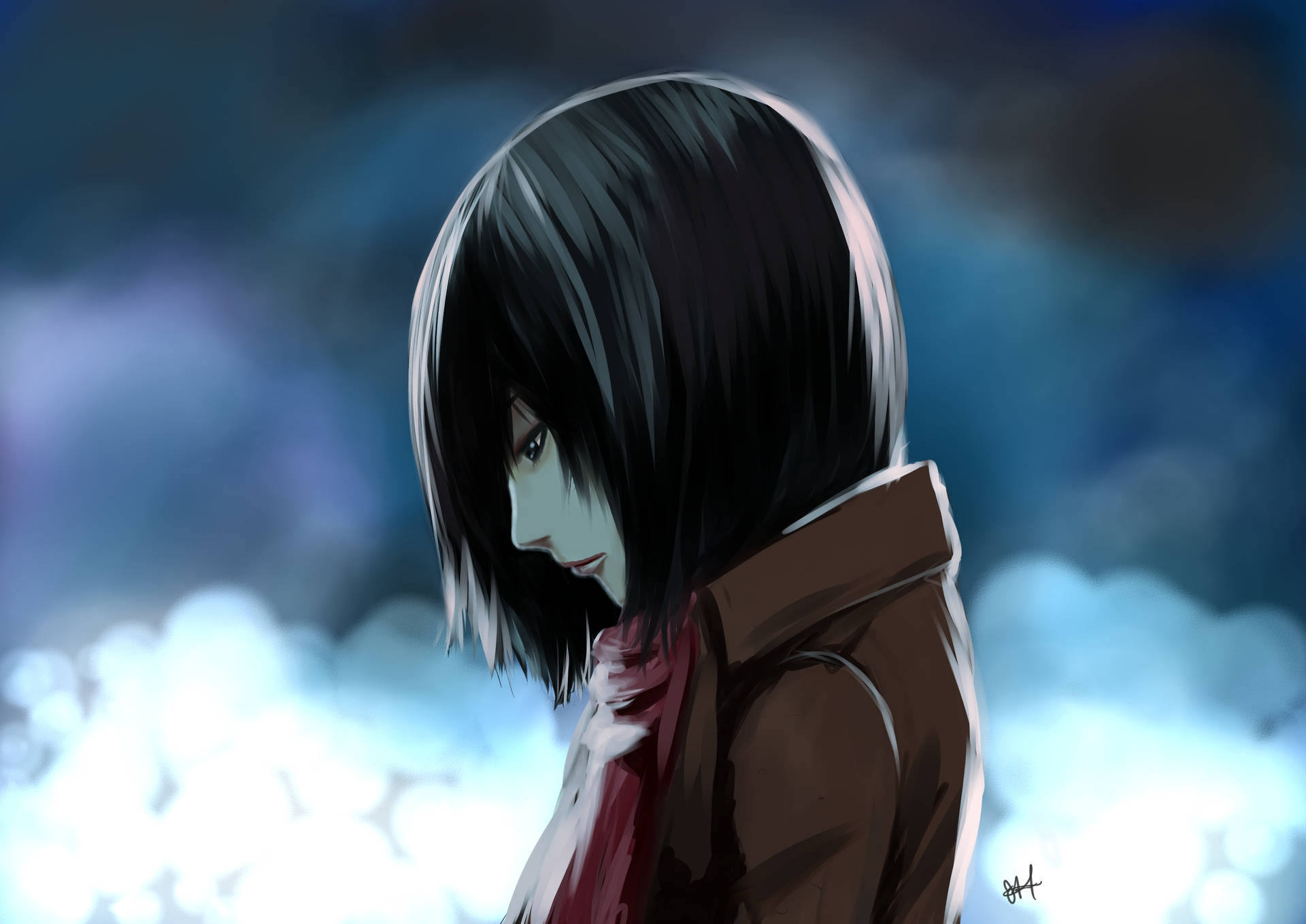 Mikasa Ackerman Dejected