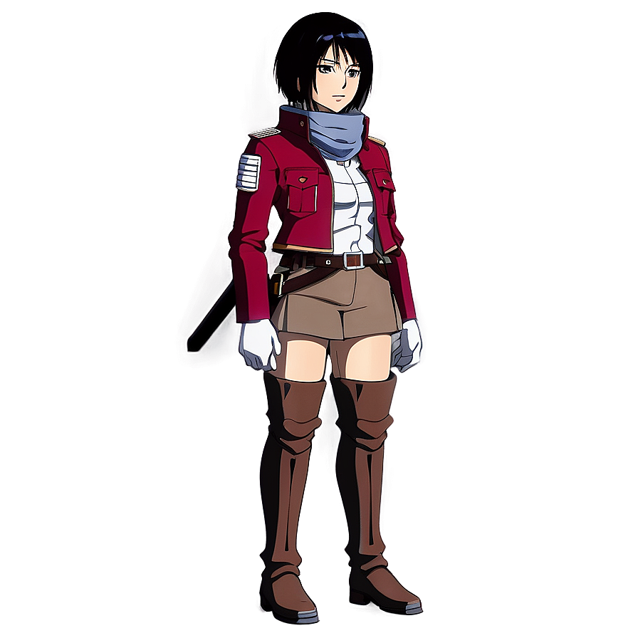 Download Mikasa Ackerman Full Body Png 60 | Wallpapers.com