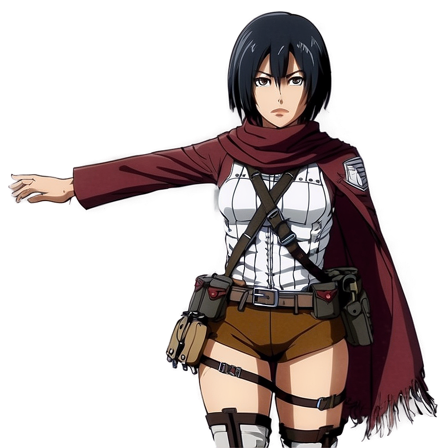 Download Mikasa Ackerman Full Body Png 61 | Wallpapers.com