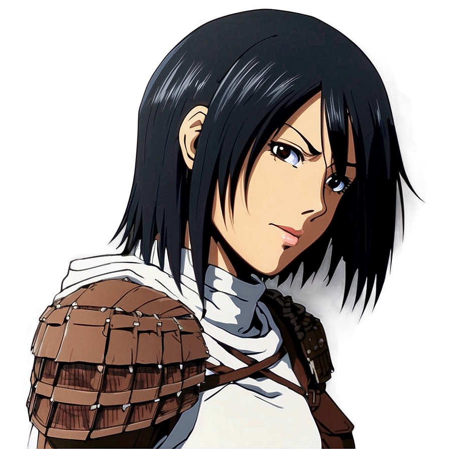 Mikasa Ackerman Side Profile Png 06242024 PNG