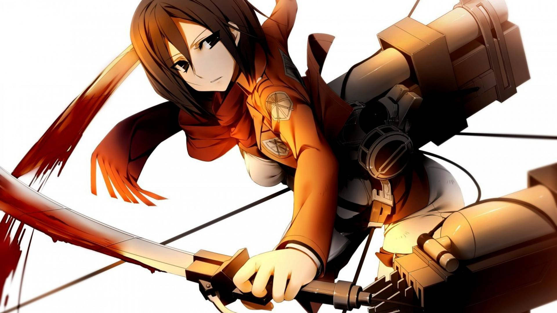 Mikasa Blood On Sword
