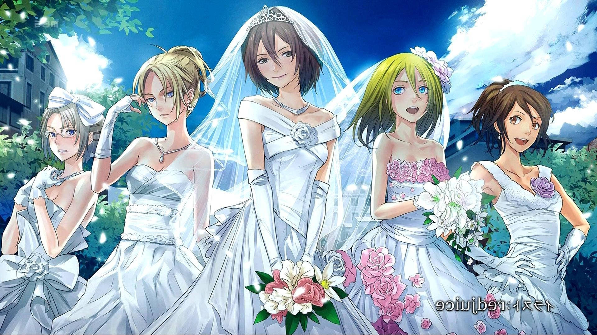 Mikasa Cute Wedding Dress Wallpaper
