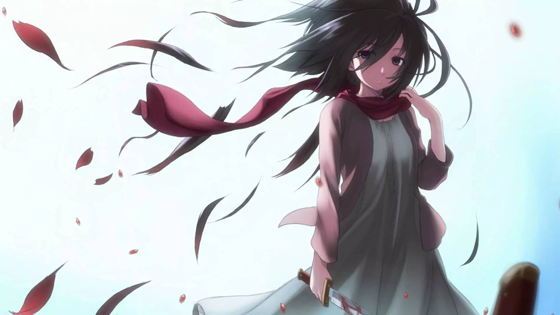 Mikasa skønt vind blæser Wallpaper