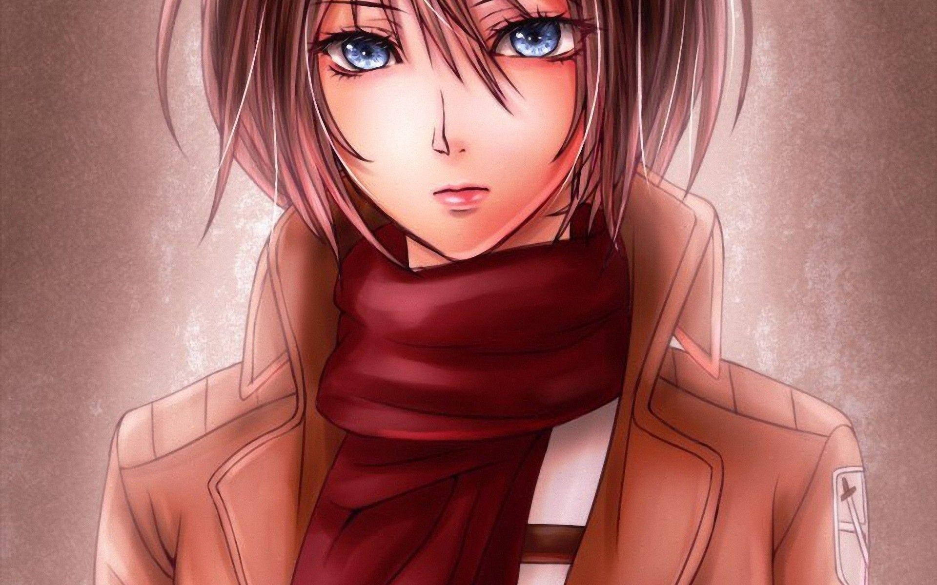 Mikasa Glistening Eyes Wallpaper