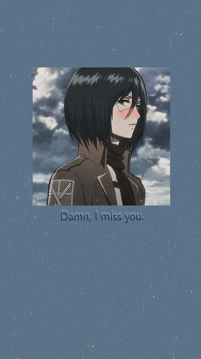 Mikasa Pfp Smilende Anime Mafia Pige Wallpaper